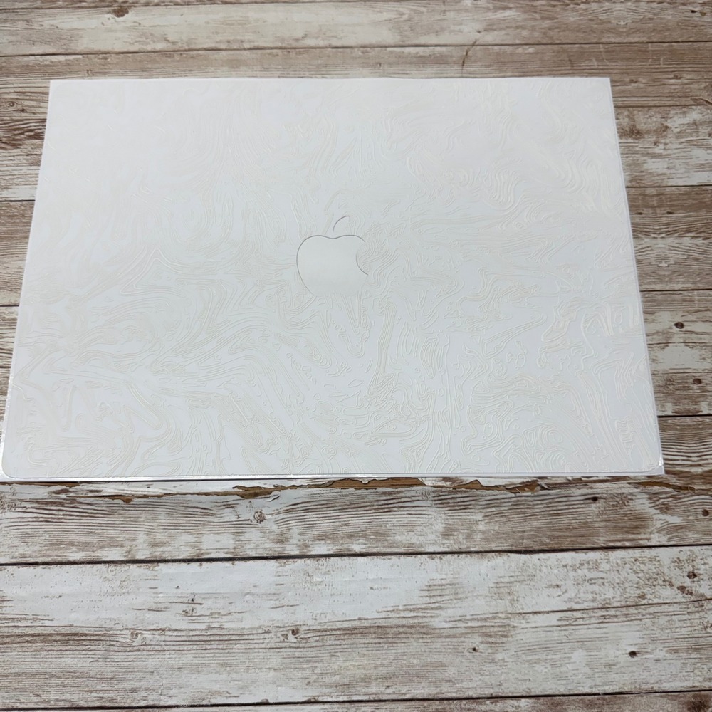 Dbrand Apple MacBook Pro 14" Laptop Skin 2 sets Triple White Holo Logo  Decal